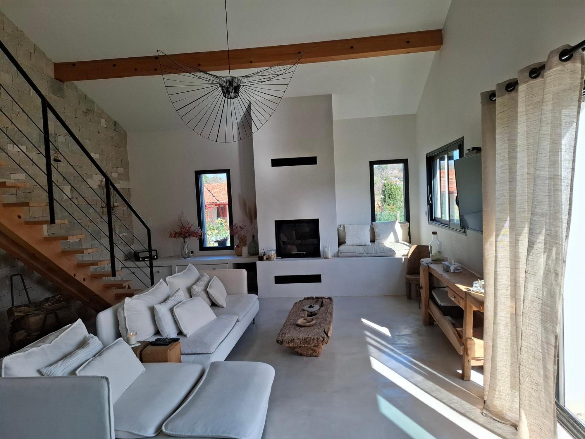 Charmante Villa Familiale Au Calme A 15Min Des Plages Ascain Kamer foto
